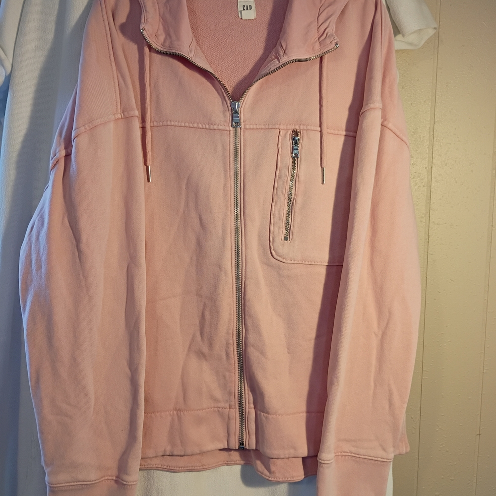 GAP Light Pink Zip-Up Jacket